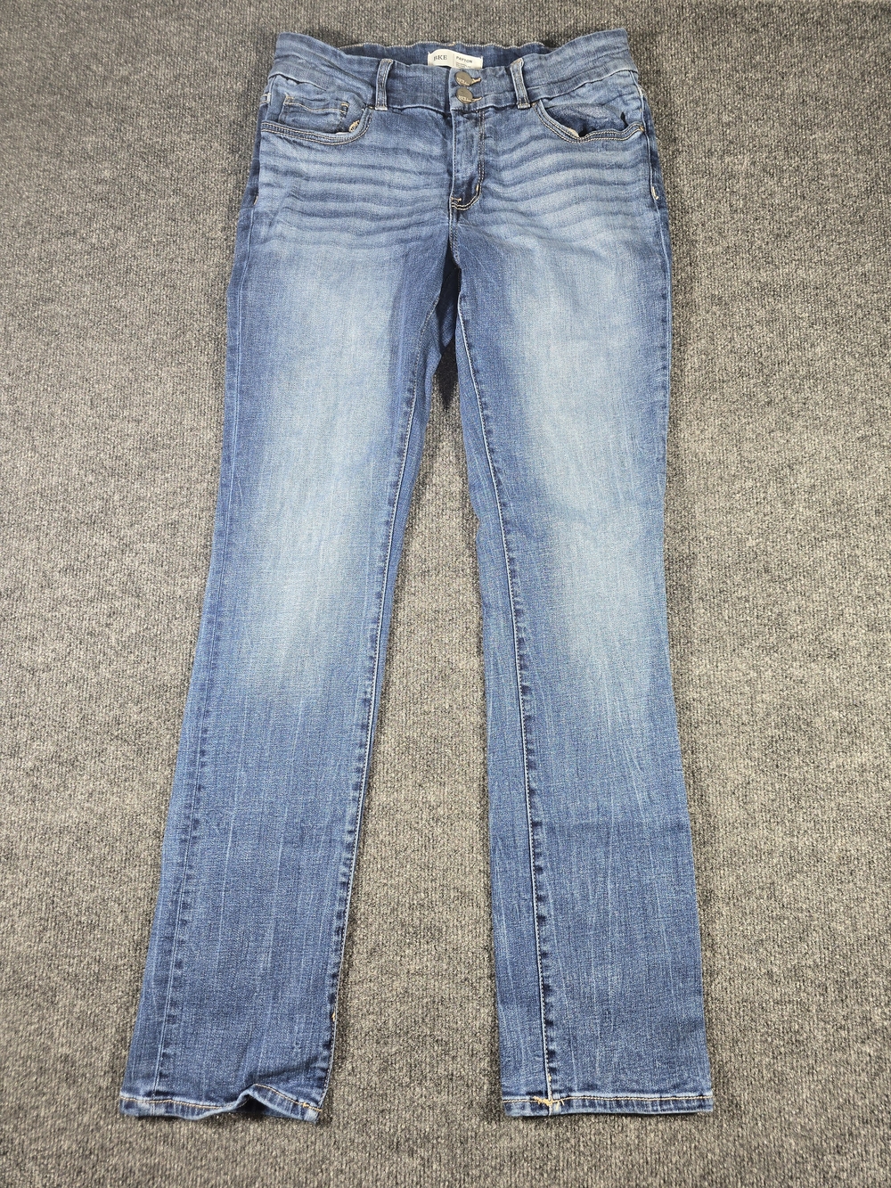 BKE Payton Universal Fit Mid-Rise Straight Leg Jeans Double Button Women's 30x32